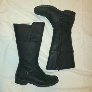 Teva De La Vina black waterproof leather boots, size 6.5